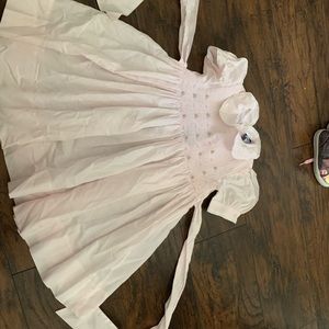 Carriage Boutique 4T girls dress, never worn, soft pink